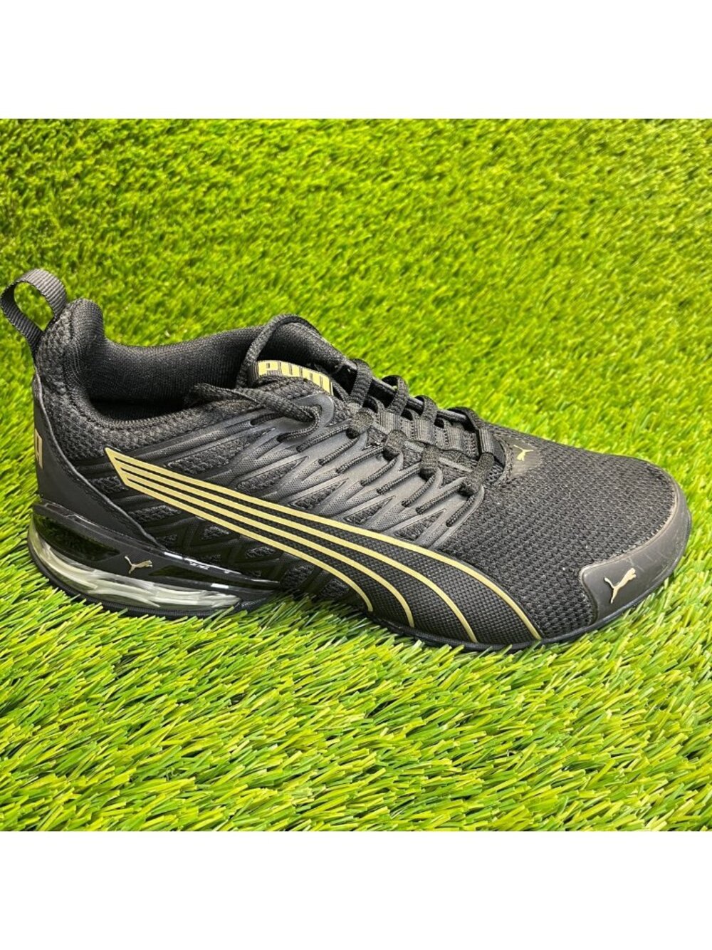 Puma Voltaic Evo Womens Size 8 Black Athletic Running Walking Shoes Sneakers